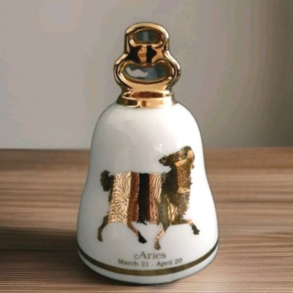 Aries Zodiac Porcelain Bell Danbury Mint